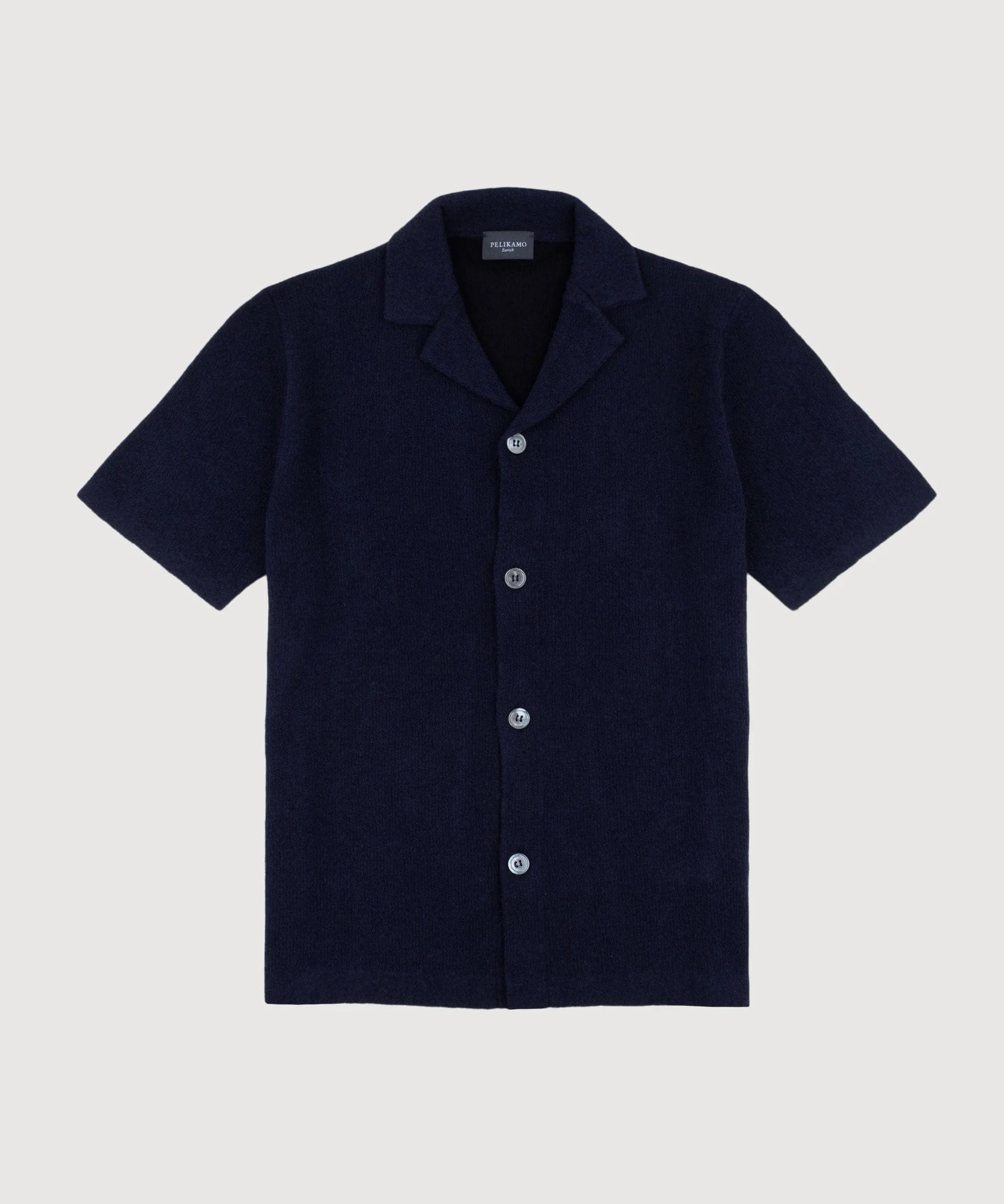 Short Sleeve Boucle Shirt