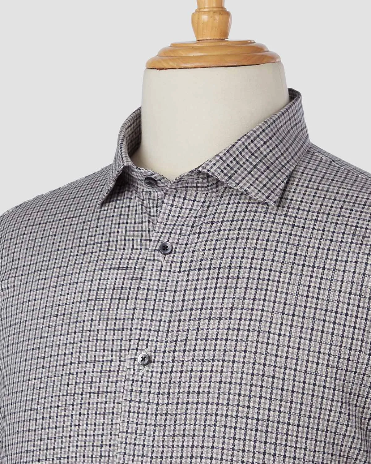 Somelos Truffle Checked Shirt