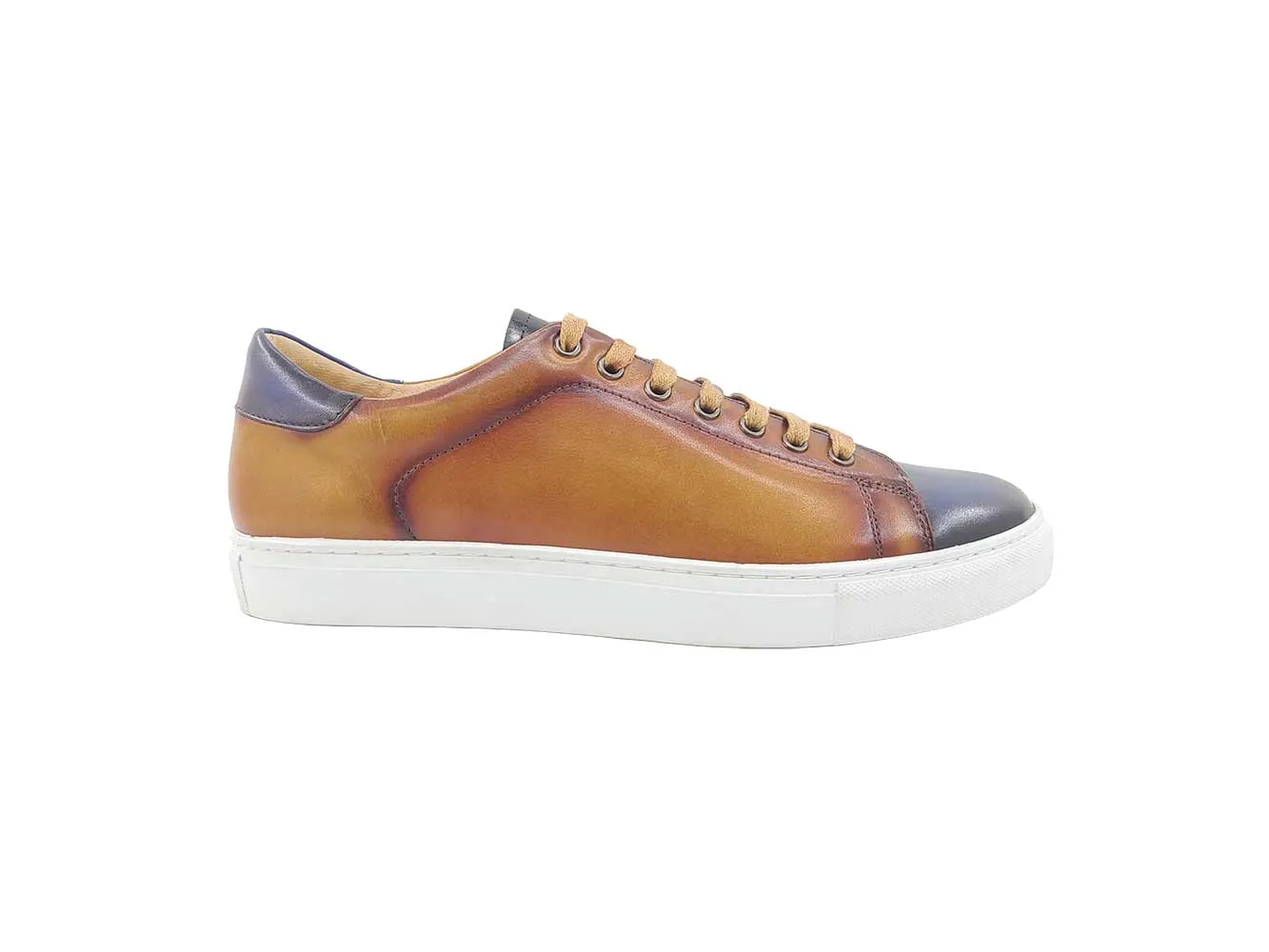 Two Tone Leather Dress Sneaker