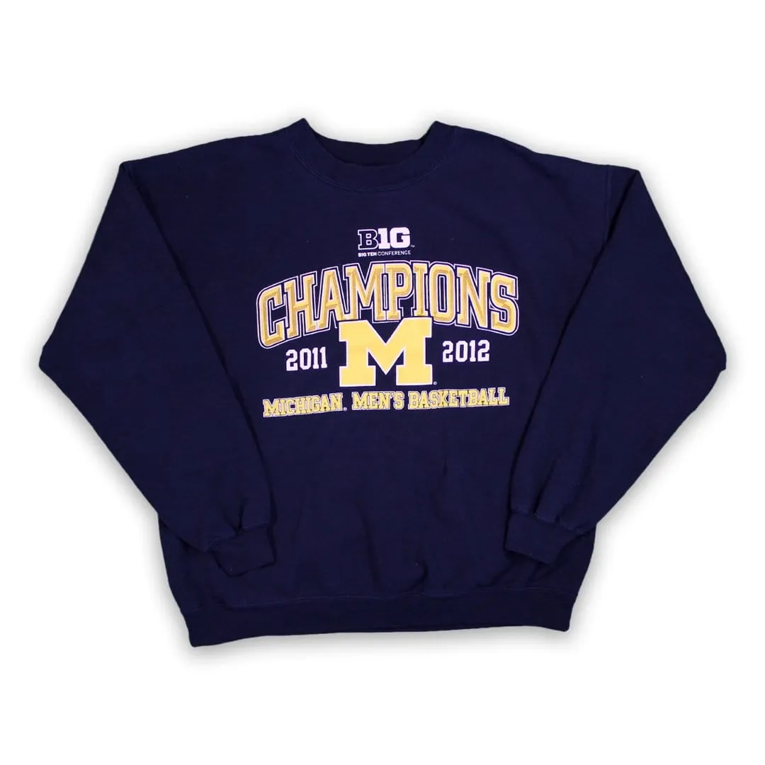 Vintage '11-12 Michigan Men's Basketball Champions Crewneck